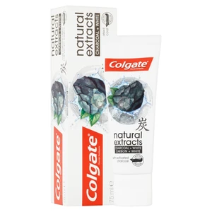 Colgate Natural Extracts Charcoal + White bělicí zubní pasta s aktivním uhlím 75 ml