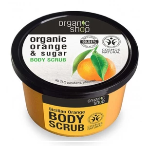 Organic Shop Organic Orange & Sugar tonizační peeling na tělo 250 ml