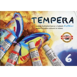 Koh-i-noor 162547 - tempery v tubě - 16 ml, 6 barev