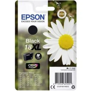 Epson originální ink C13T18114012, T181140, 18XL, black, 11, 5ml, Epson Expression Home XP-102, XP-402, XP-405, XP-302