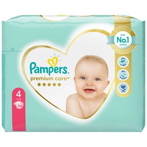 PAMPERS Premium Care jednorázové pleny, vel. 4, 34 ks, 9-14 kg