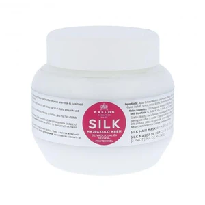 Kallos Hydratační maska na vlasy s olivovým olejem a hedvábným proteinem KJMN (Silk Hair Mask with Olive Oil and Silk Protein) 275 ml