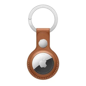 Apple AirTag Leather Key Ring, saddle brown MX4M2ZM/A