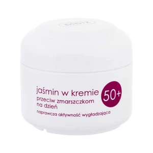 Ziaja Jasmine SPF6 50 ml denní pleťový krém na všechny typy pleti; na dehydratovanou pleť; proti vráskám; výživa a regenerace pleti