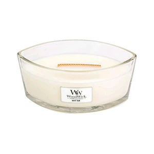 WoodWick Vonná svíčka loď White Teak 453,6 g