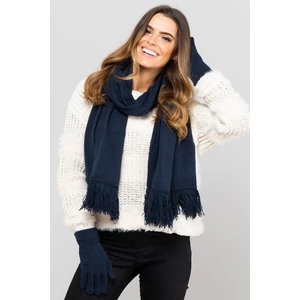 Kamea Woman's Scarf K.19.880.12 Navy Blue
