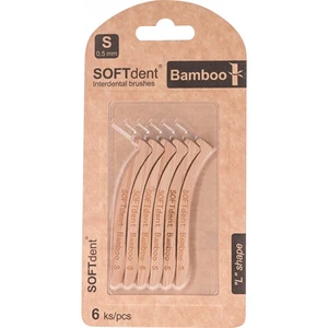 SOFTdent BAMBOO medzizubná kefka "L" 0,5 mm, 6 ks