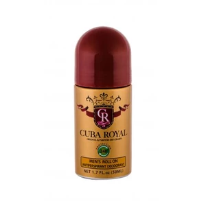 Cuba Royal deodorant roll-on pro muže 50 ml
