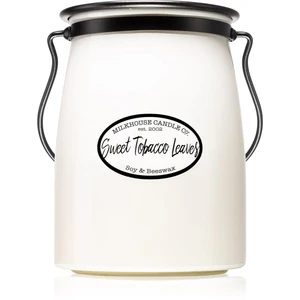 Milkhouse Candle Co. Creamery Sweet Tobacco Leaves vonná svíčka Butter Jar 624 g