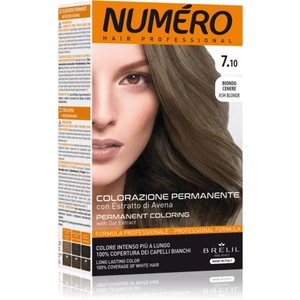 Brelil Numéro Permanent Coloring barva na vlasy odstín 7.10 Ash Blonde 125 ml