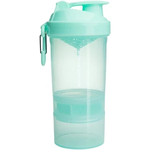 Smartshake Original2GO športový šejker + zásobník farba Mint Green 600 ml