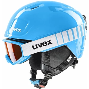 UVEX Heyya Set (Speedy Pro) Blue 46-50 cm Casco da sci