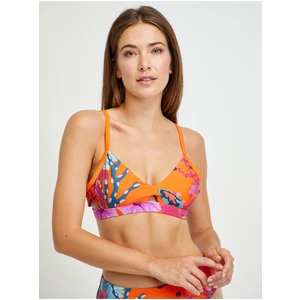 Orange Desigual Attina I Women's Patterned Swimwear Upper - Women