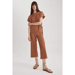 DEFACTO Regular Fit Ankle Length Trousers