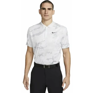 Nike Dri-Fit Victory+ Mens Camo Golf Polo Photon Dust/Summit White/Black M