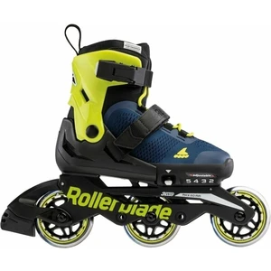 Rollerblade Microblade 3WD JR Blue Royal/Lime 28-32 Rollers en ligne