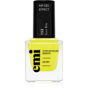 emi E.MiLac Gel Effect Ultra Strong lak na nehty s gelovým efektem bez použití UV/LED lampy odstín Sour Bite #153 9 ml