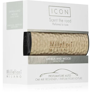 Millefiori Icon Vanilla & Wood vůně do auta IV. 1 ks