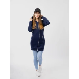 Women's Extended Sweatshirt GLANO - blue