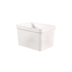 Úložný box INFINITY recyklovaný plast bílý 17 l