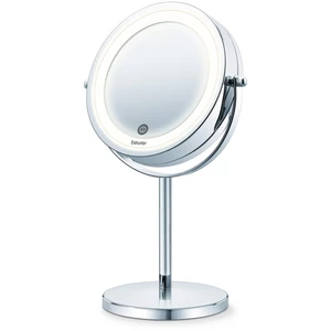 Kosmetické výkyvné zrcadlo stojící s LED osvětlením