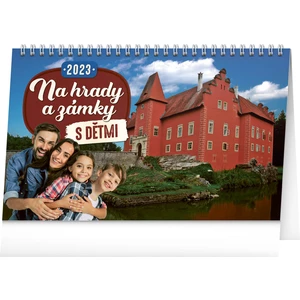 S dětmi na hrady a zámky 2023 - stolní kalendář [Kalendář stolní]