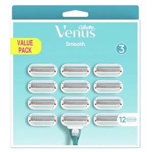 Gillette Venus Smooth náhradní hlavice 12 ks