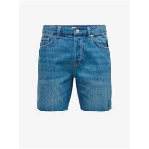 Blue Denim Shorts ONLY & SONS Avi - Men's