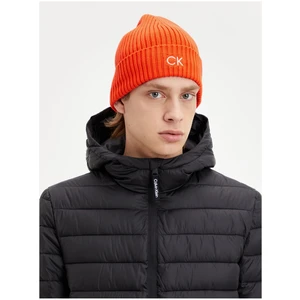 Orange Men's Cap Calvin Klein - Men