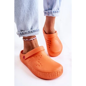 Women's light slippers Kroks Big Star II275005 orange
