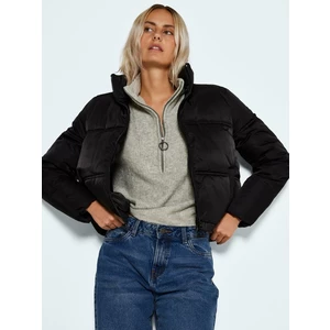 Black Quilted Winter Jacket Noisy May Anni - Women