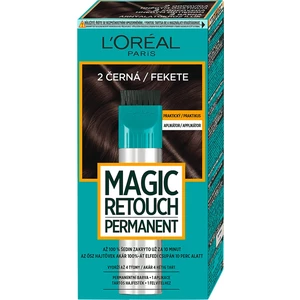 L’Oréal Paris Magic Retouch Permanent tónovací barva na odrosty s aplikátorem odstín 2 BLACK