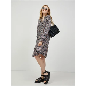 Vero Moda Hibiscus Šaty Černá
