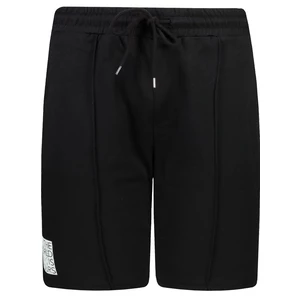 Trendyol Black Men's Regular Fit Ribbed Printed Shorts & Bermuda