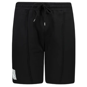 Trendyol Black Men's Regular Fit Ribbed Printed Shorts & Bermuda