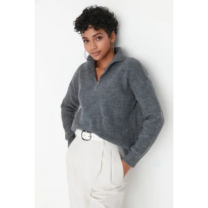 Maglione da donna Trendyol TWOAW20XS0009/ANTHRACİTE
