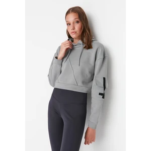 Trendyol Sweatshirt - Gray - Regular fit