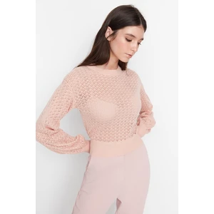 Trendyol Sweater - Pink - Regular fit