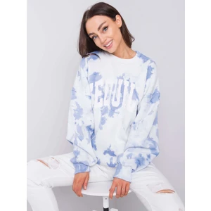 Tamara RUE PARIS blue tie-dye sweatshirt