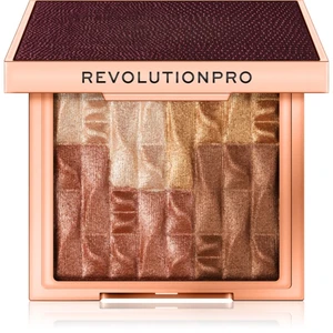 Revolution PRO Goddess Glow rozjasňující a bronzující paletka odstín Brick Sublime 8 g