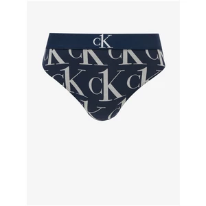 Dark Blue Patterned Panties Calvin Klein - Women