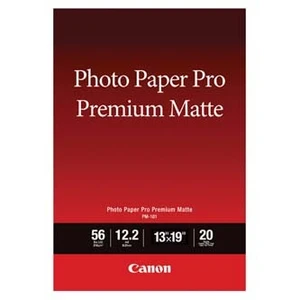 Canon Photo paper premium matte, foto papír, matný, bílý, A3+, 13x19", 210 g/m2, 20 ks, 8657B007, inkoustový