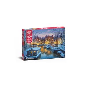 Cherry Pazzi Puzzle - Amsterdam v noci 1000 dílků [Puzzle]