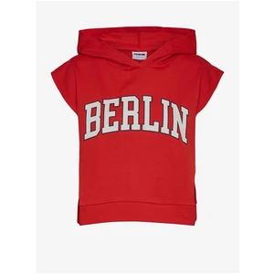 Red Hoodie Noisy May Ruby - Women