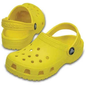 Šľapky Crocs žltá farba