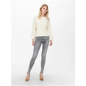 Grey Womens Skinny Fit Jeans ONLY - Women