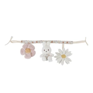 Little Dutch Stroller Activity Chain Miffy Vintage Flowers kontrastná závesná hračka 1 ks