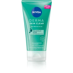 Nivea Čisticí pleťový peeling Derma Skin Clear (Anti-Blemish Scrub) 150 ml