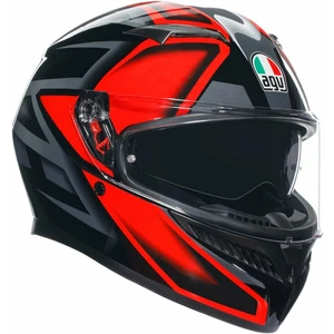 AGV K3 Compound Black/Red L Casco