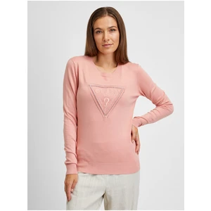Pink Ladies Light Sweater Guess Lea - Women